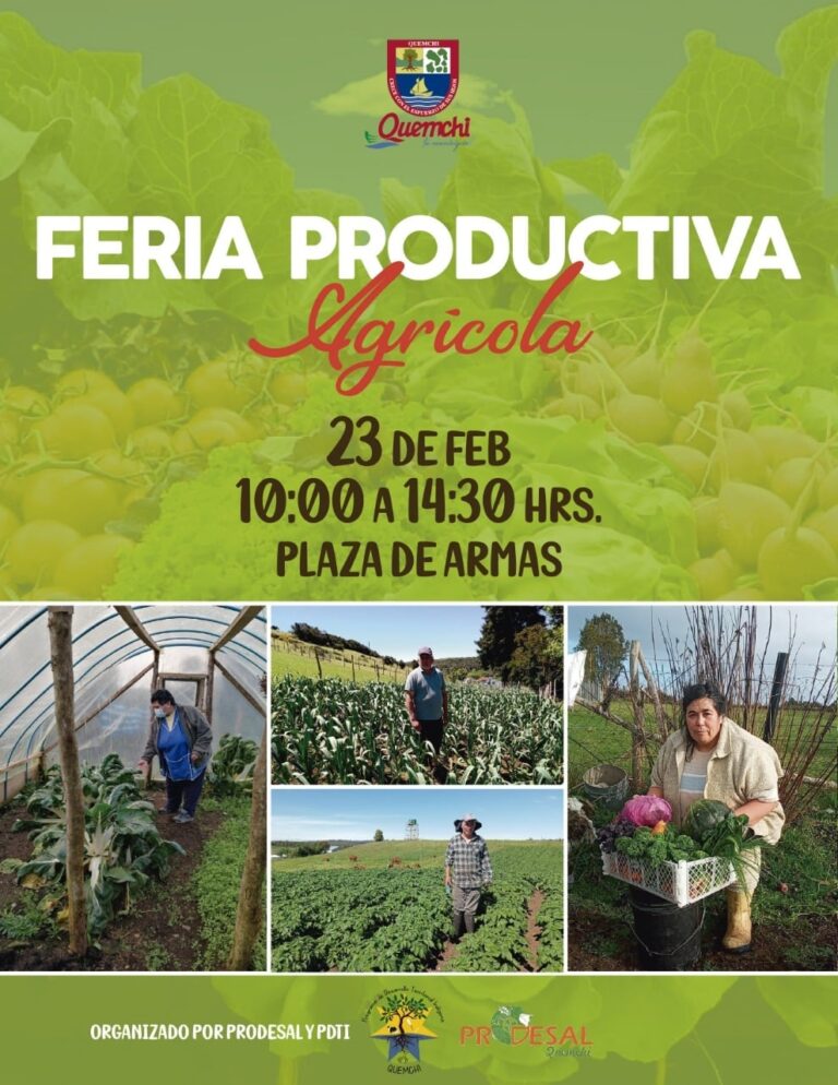 Feria Productiva Agrícola este 23 de febrero