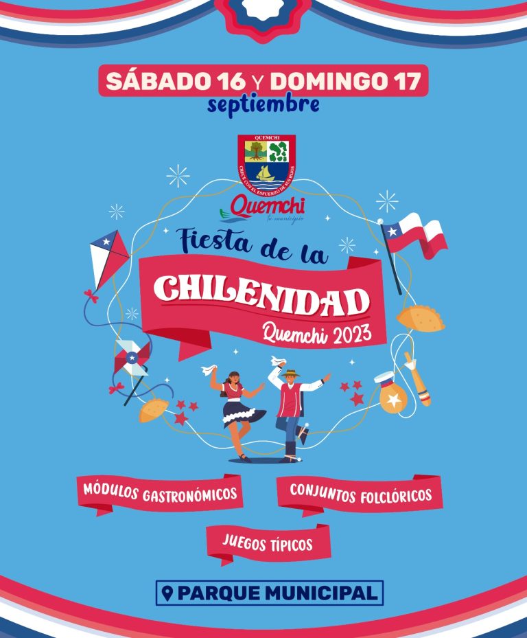 La Fiesta de la Chilenidad 2023 se vive en #Quemchi.